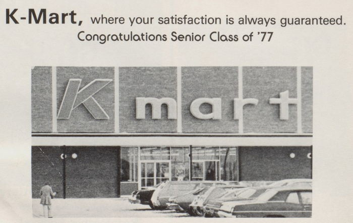 K-Mart (Kmart) - Ionia - 242 S Steele Street - 1977 (newer photo)